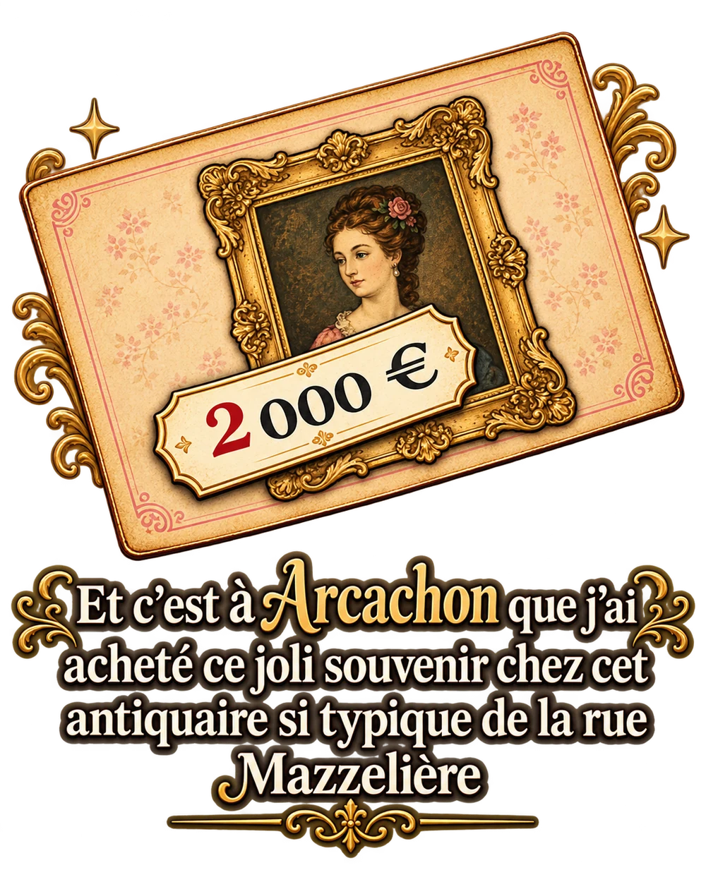 Portrait ancien, 2 000 euros : un souvenir acheté chez un antiquaire à Arcachon